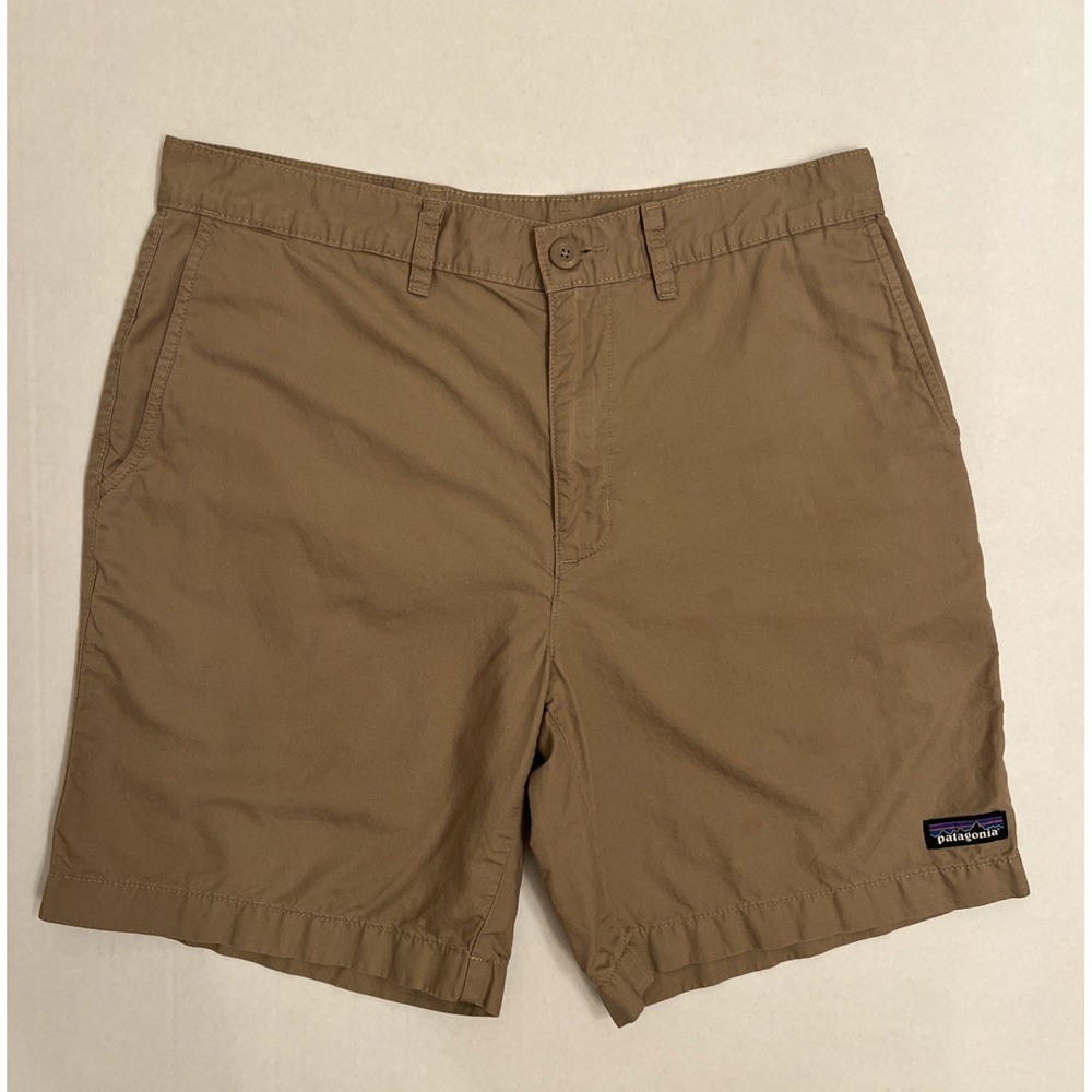 Patagonia Lightweight All Wear Hemp Shorts Mens Sz 32 Khaki Organic Cotton 57805